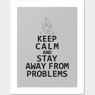 Keep Calm Meditation Design Posters and Art